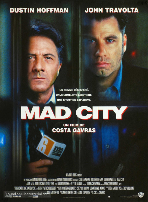 Mad City - French Movie Poster