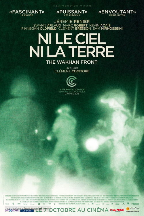 Ni le ciel ni la terre - Belgian Movie Poster