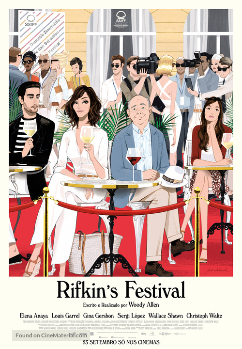 Rifkin&#039;s Festival - Portuguese Movie Poster