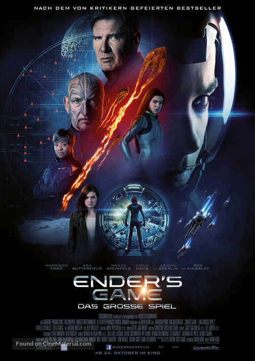 Ender&#039;s Game - German Movie Poster