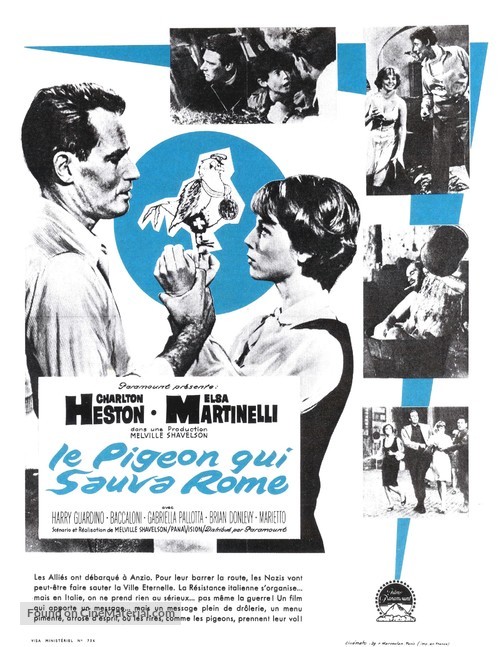 The Pigeon That Took Rome - French Movie Poster