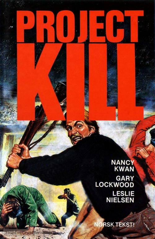 Project: Kill - Norwegian VHS movie cover