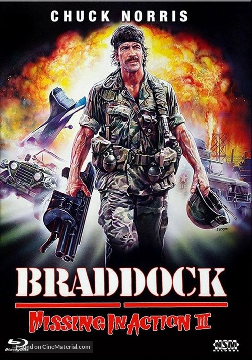 Braddock: Missing in Action III - Austrian Blu-Ray movie cover