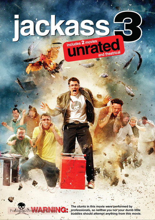 Jackass 3D - DVD movie cover