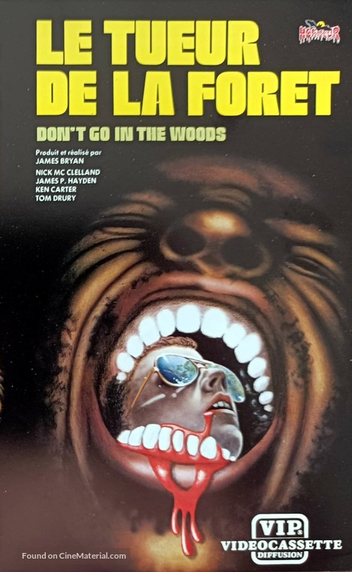 Don&#039;t Go in the Woods - French VHS movie cover