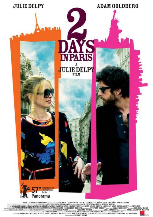 2 Days in Paris - Movie Poster
