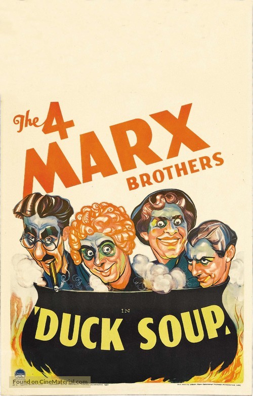 Duck Soup - Movie Poster