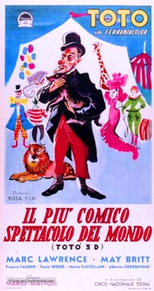 Il pi&ugrave; comico spettacolo del mondo - Italian Movie Poster