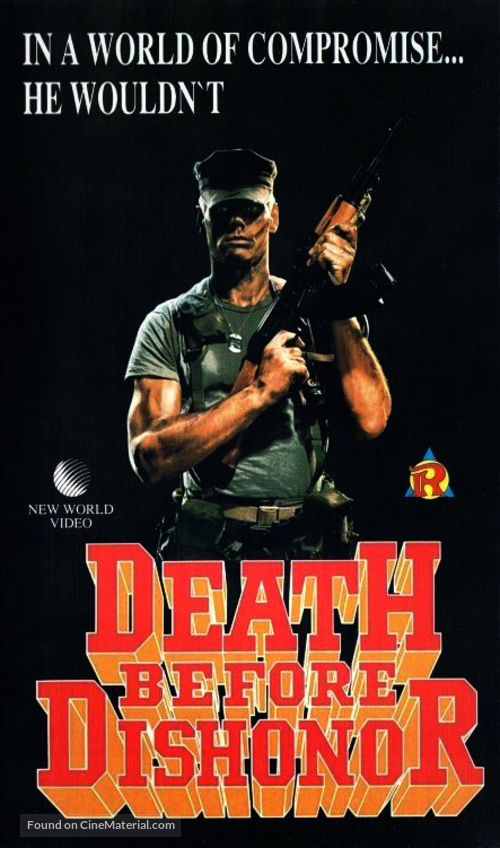 Death Before Dishonor - Croatian VHS movie cover