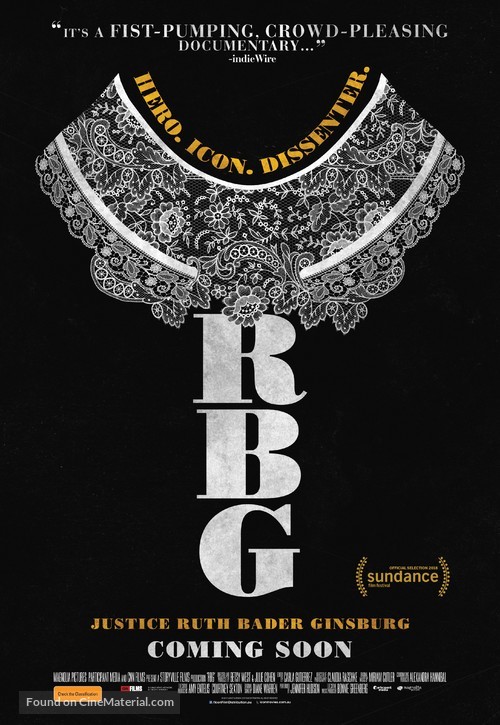 RBG - Australian Movie Poster