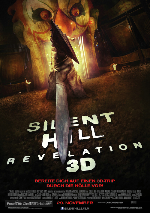 Silent Hill: Revelation 3D - German Advance movie poster