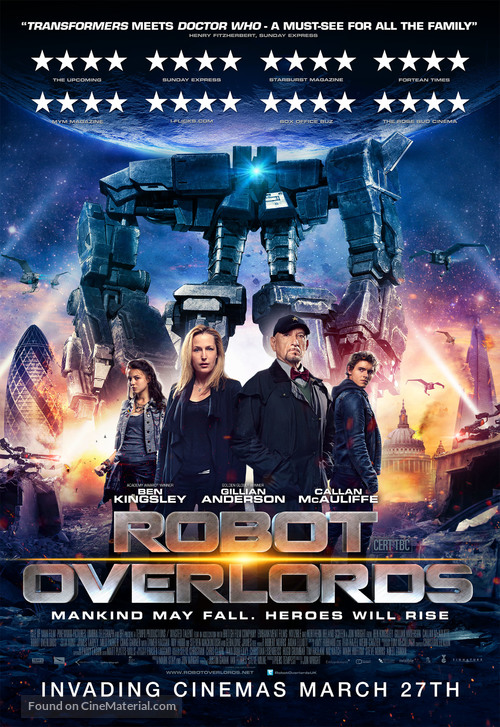Robot Overlords - British Movie Poster