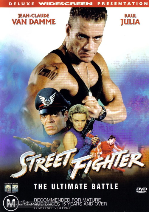 Street Fighter - Australian DVD movie cover