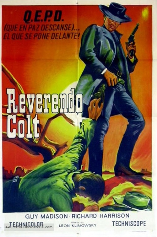 Reverendo Colt - French Movie Poster