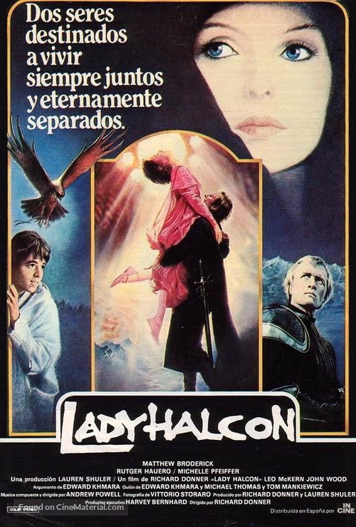Ladyhawke - Spanish Movie Poster