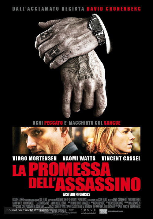 Eastern Promises - Italian Movie Poster