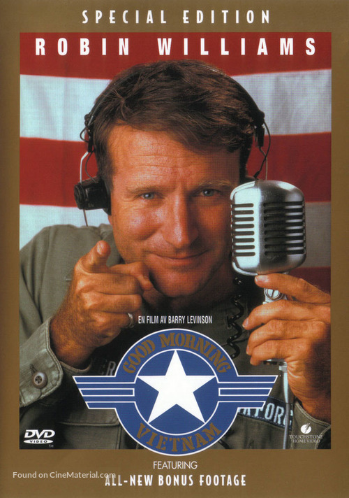 Good Morning, Vietnam - Swedish DVD movie cover