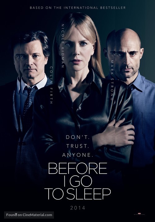 Before I Go to Sleep - Movie Poster