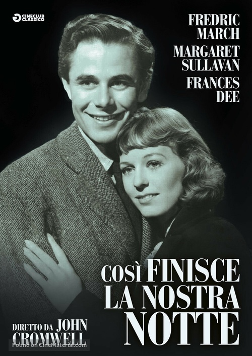 So Ends Our Night - Italian DVD movie cover