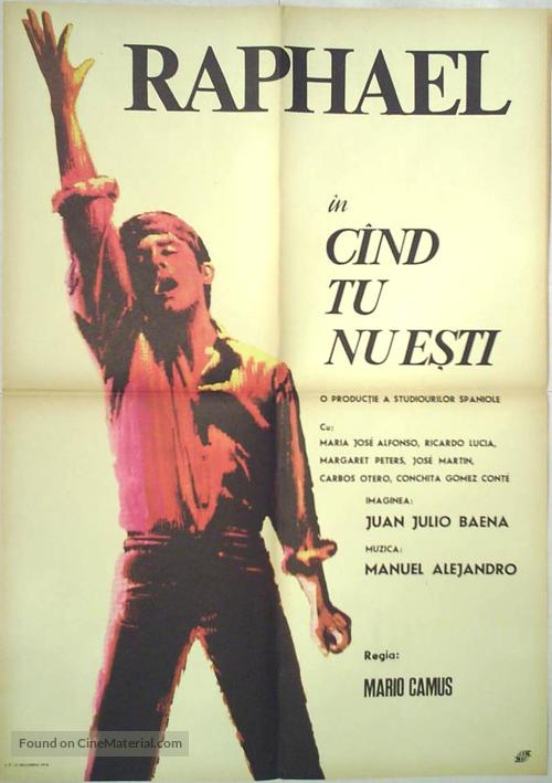 Cuando t&uacute; no est&aacute;s - Romanian Movie Poster