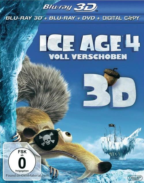 Ice Age: Continental Drift - German Blu-Ray movie cover