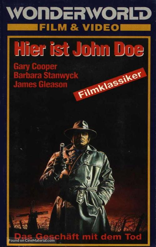 Meet John Doe - German Movie Cover