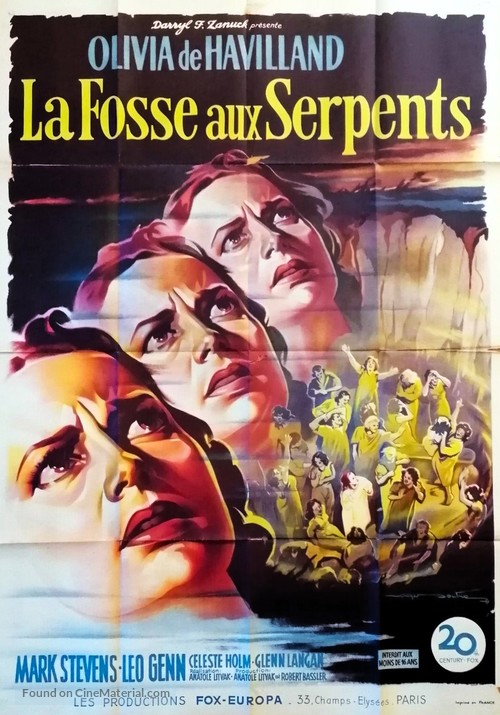 The Snake Pit - French Movie Poster