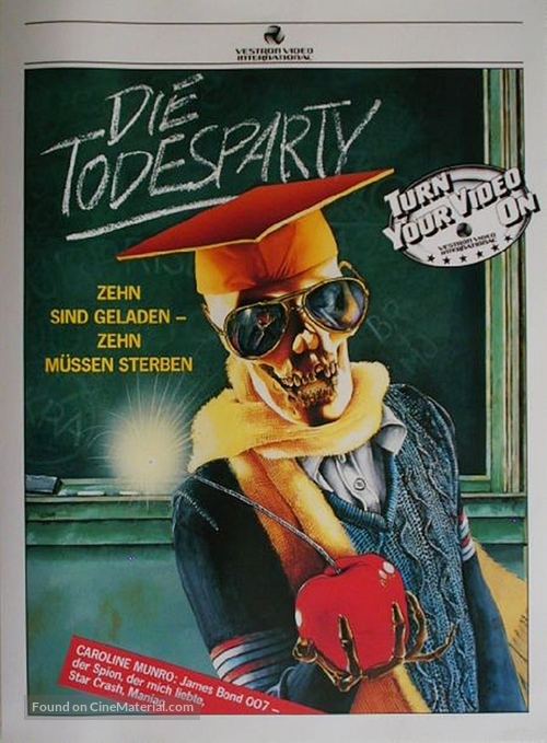 Slaughter High - German Video release movie poster