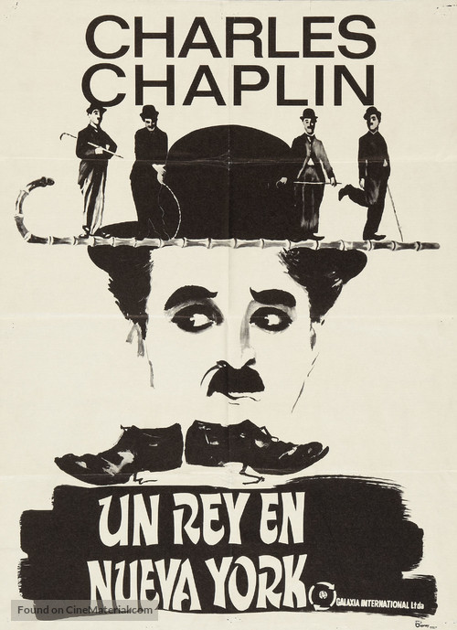 A King in New York - Spanish Movie Poster