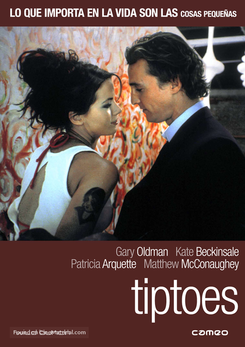 Tiptoes - Spanish DVD movie cover