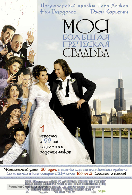 My Big Fat Greek Wedding - Russian Movie Poster