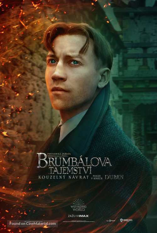 Fantastic Beasts: The Secrets of Dumbledore - Czech Movie Poster