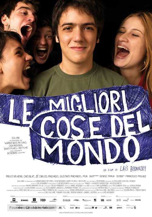 As Melhores Coisas do Mundo - Italian Movie Poster