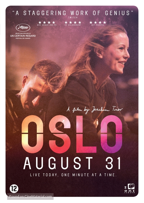 Oslo, 31. august - Dutch DVD movie cover