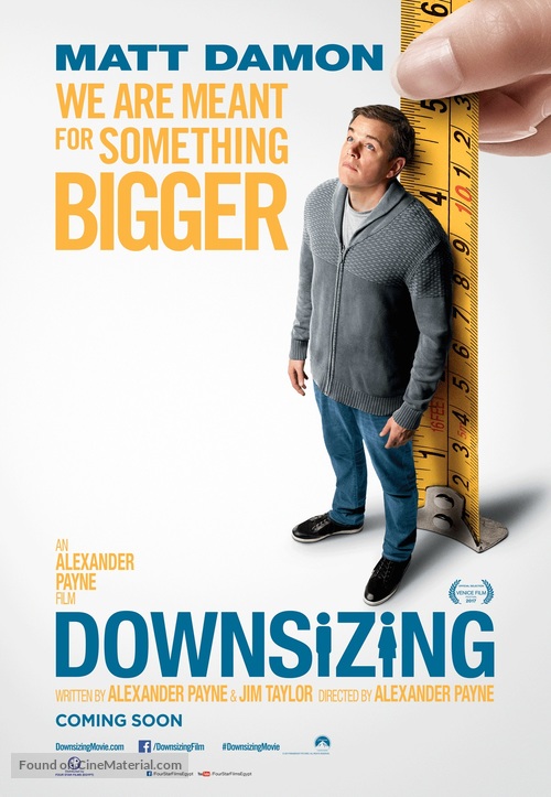 Downsizing - Egyptian Movie Poster