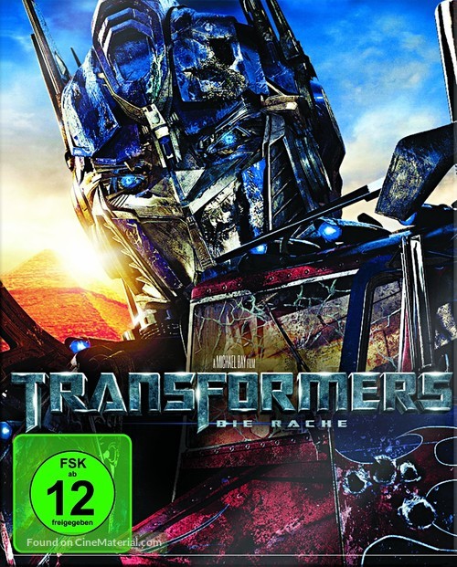 Transformers: Revenge of the Fallen - German Blu-Ray movie cover