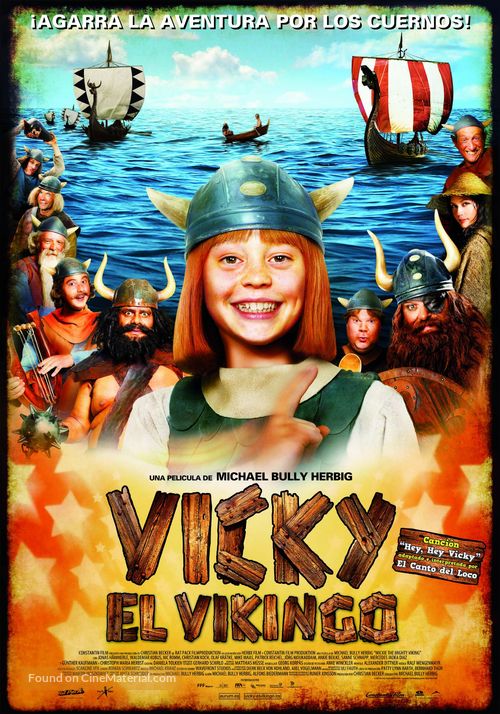 Wickie und die starken M&auml;nner - Spanish Movie Poster