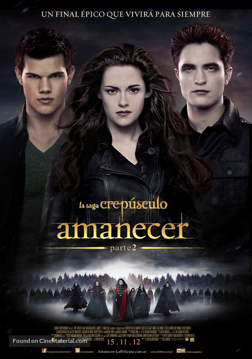 The Twilight Saga: Breaking Dawn - Part 2 - Argentinian Movie Poster