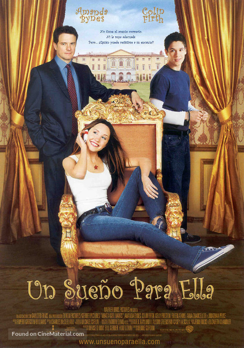 What a Girl Wants - Spanish Movie Poster