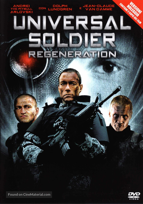 Universal Soldier: Regeneration - Italian DVD movie cover