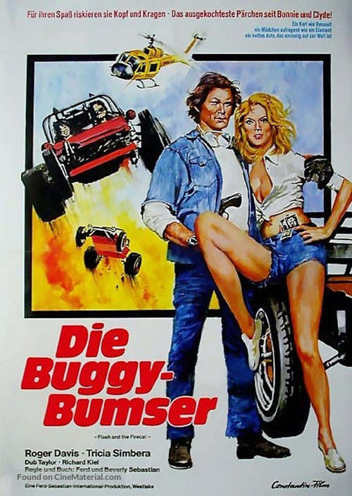 Flash and the Firecat - German Movie Poster