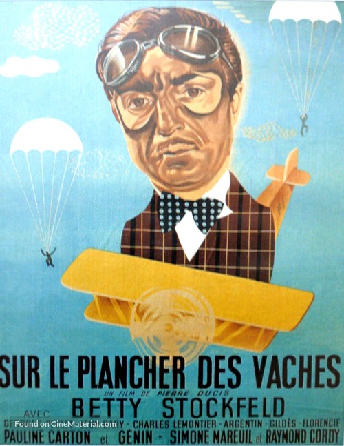 Sur le plancher des vaches - French Movie Poster