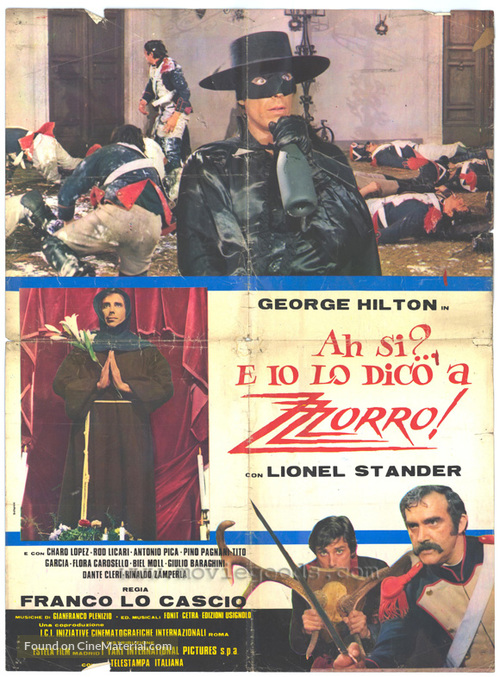 Ah s&igrave;? E io lo dico a Zzzzorro! - Argentinian Movie Poster