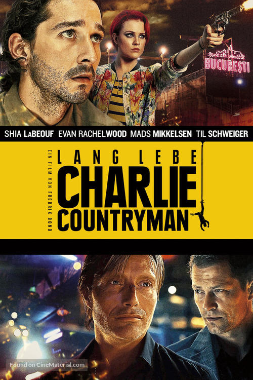 The Necessary Death of Charlie Countryman - German Movie Cover