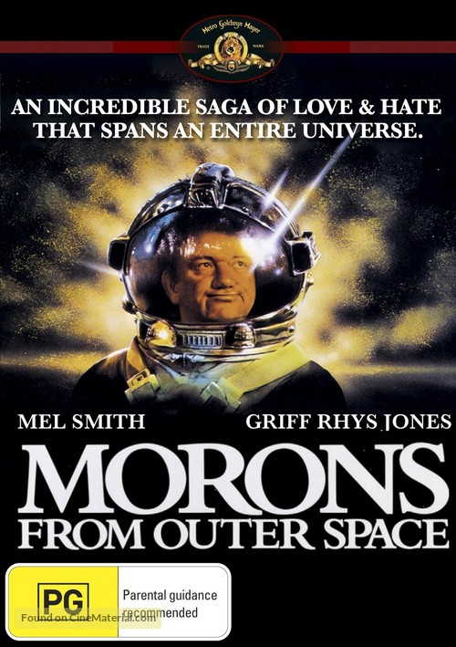 Morons from Outer Space - Australian DVD movie cover