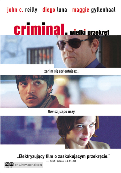 Criminal - Polish DVD movie cover