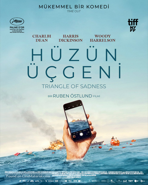 Triangle of Sadness - Turkish Movie Poster