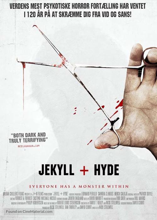 Jekyll + Hyde - Danish Movie Poster