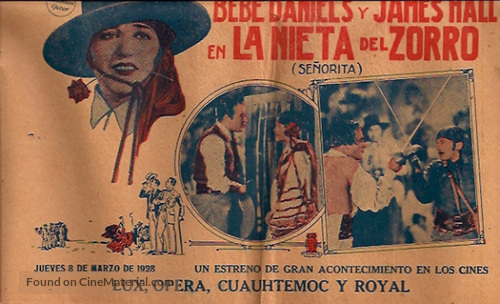 Se&ntilde;orita - Spanish Movie Poster
