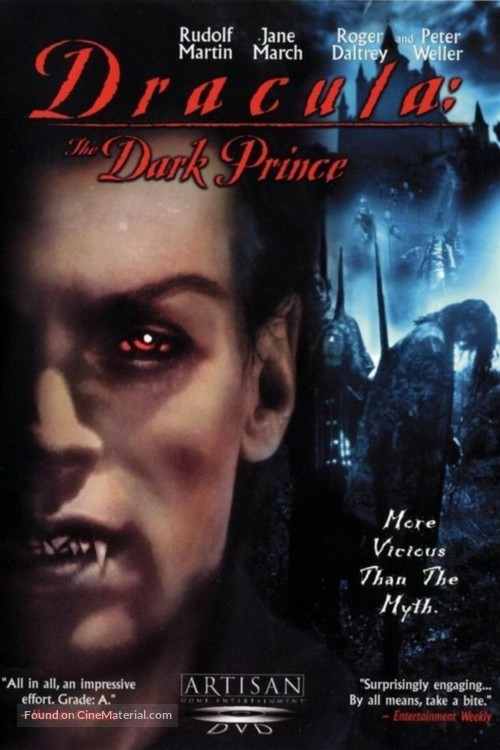 Dark Prince: The True Story of Dracula - DVD movie cover